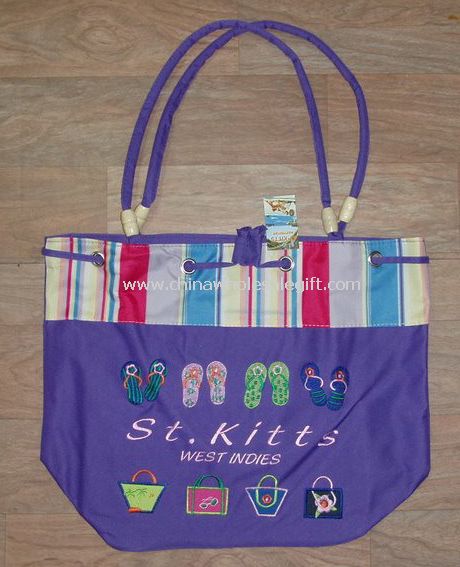 Printed beach bag