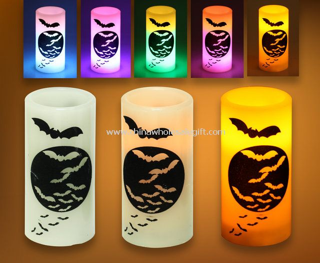 Halloween Led wax Candle