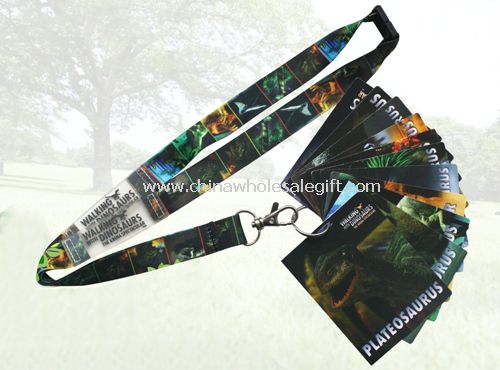 Heat-transferred printing lanyards