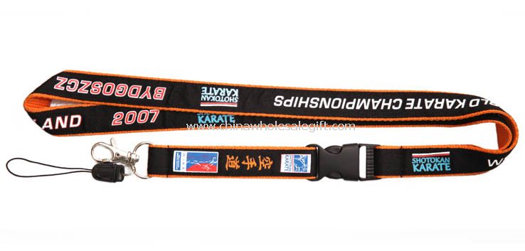 Imprint satin lanyard
