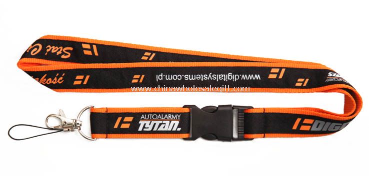 Logo Printing satin lanyard