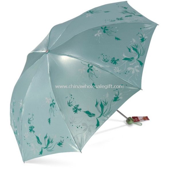 Foldable Umbrella with Flower