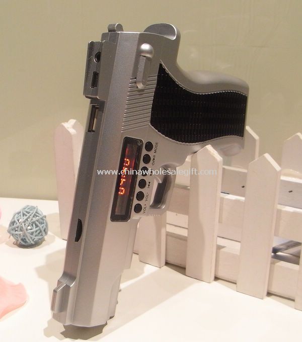 Gun shape speaker