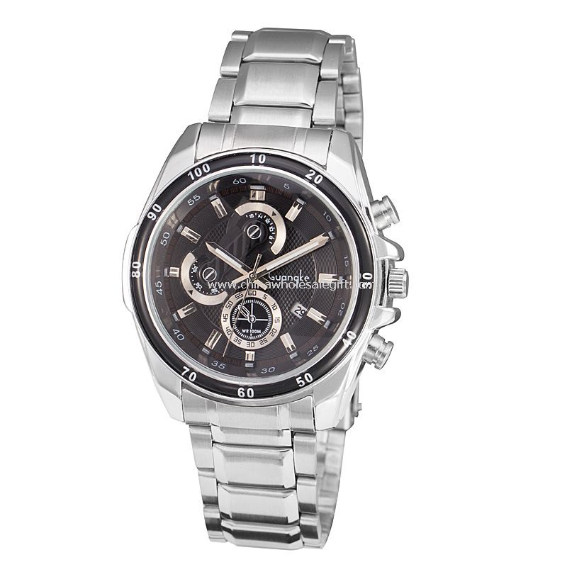 Man stainless steel Quartz watch