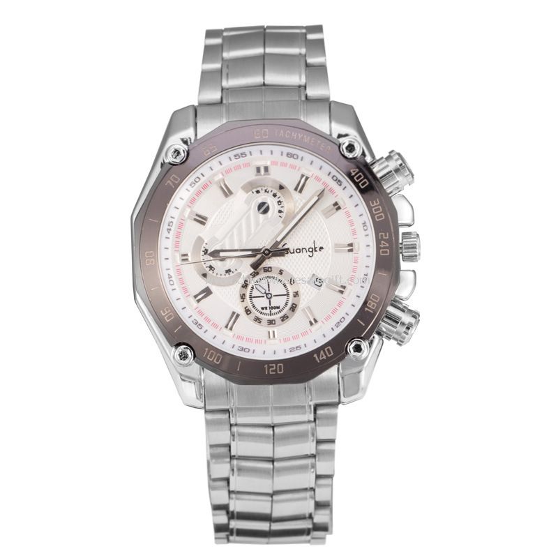 Man stainless steel quartz watch