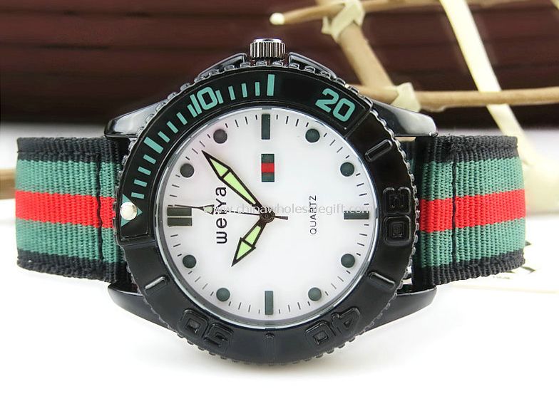 Rope band sports watch