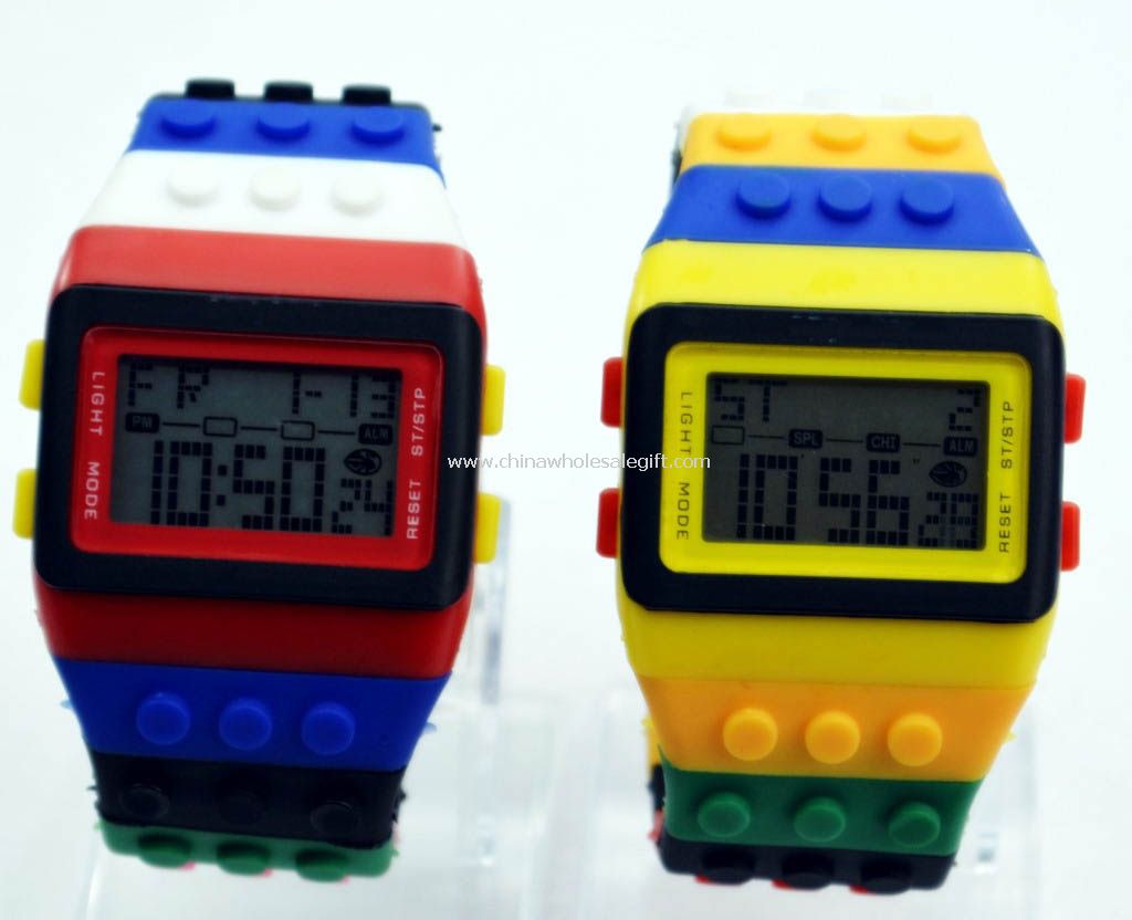 Silicone rainbow watch