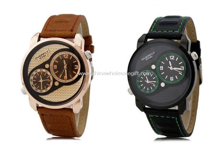 Double movement men watch