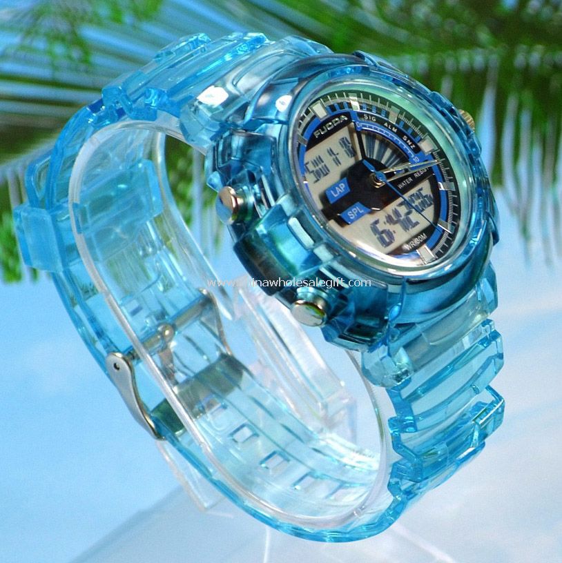 School double movement watch