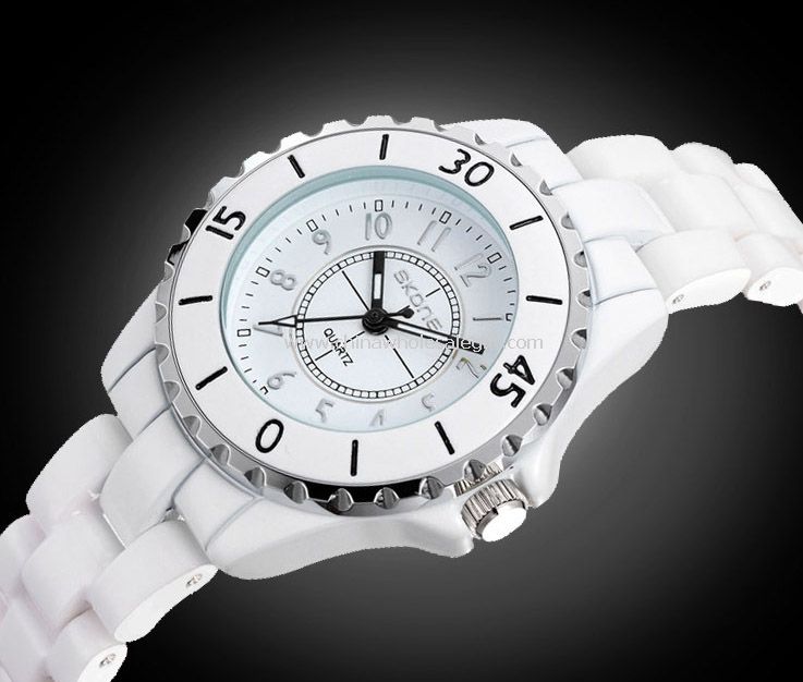 Ceramics band lady watch