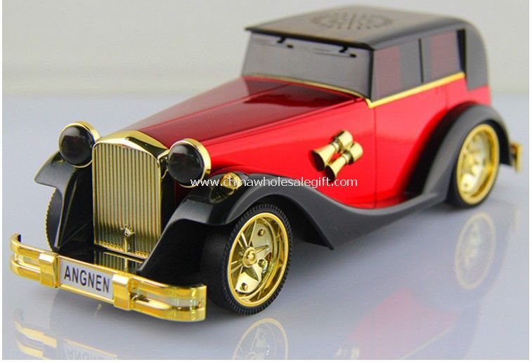 Portable retro classic car audio speaker