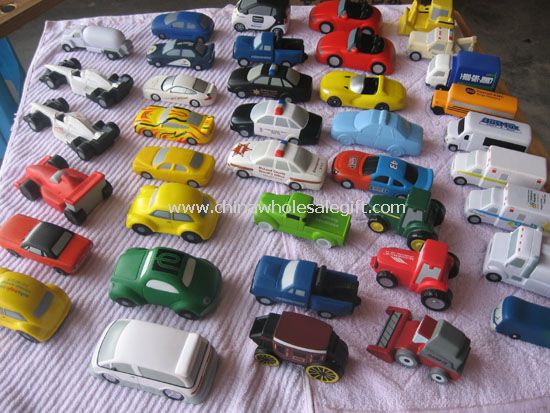 Car shape stress balls