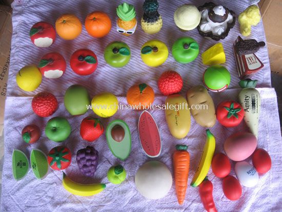 Food shape Stress balls