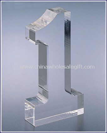 Acrylic Number One Paper Weight