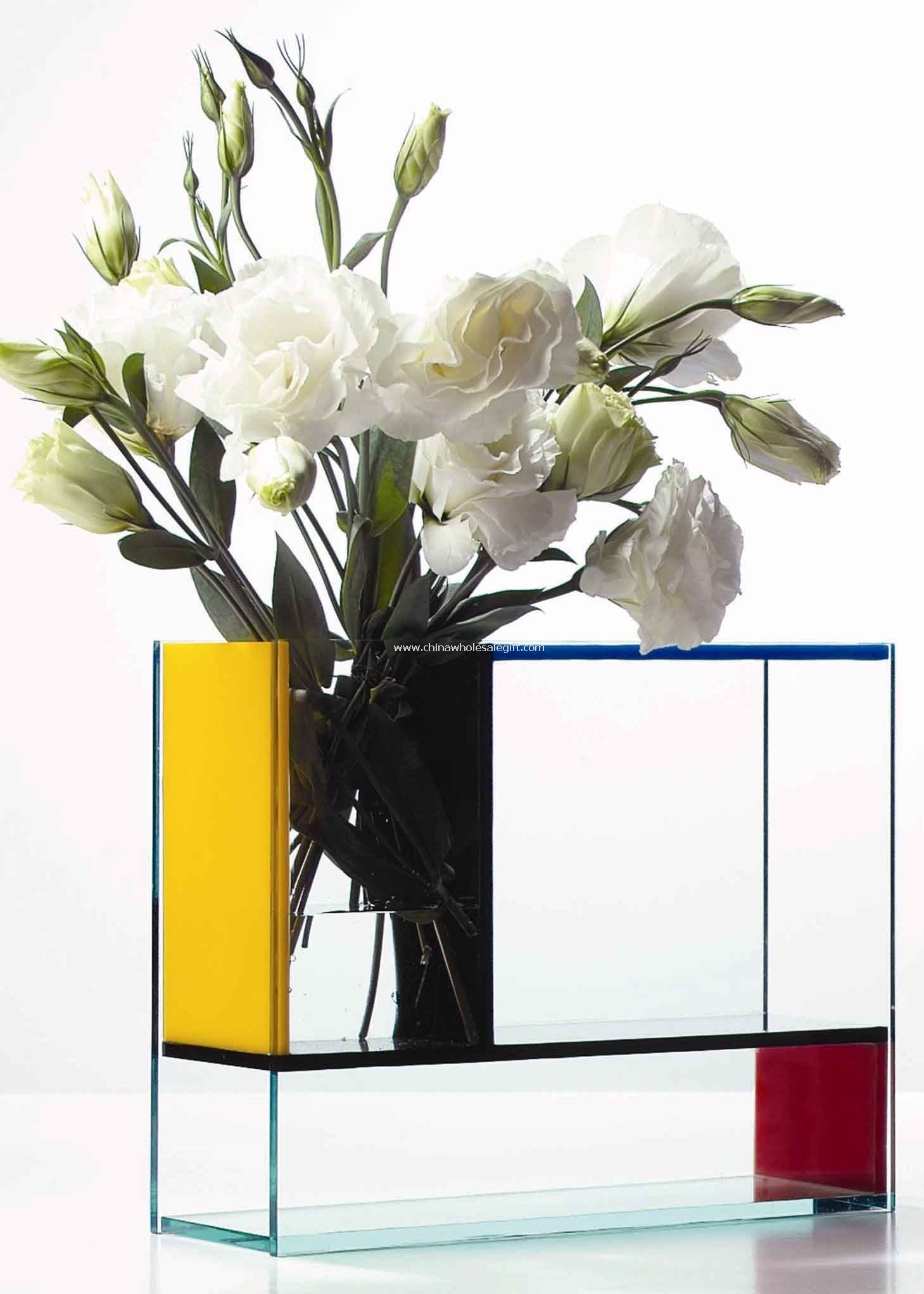 Clear Acrylic Vase