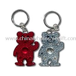 Reflective Panda Keychain