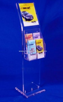 Acrylic brochure display stands