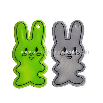 Rabbit shape Reflective Hanger