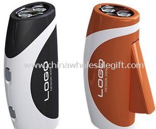 Handpressing self power SOS flashlight