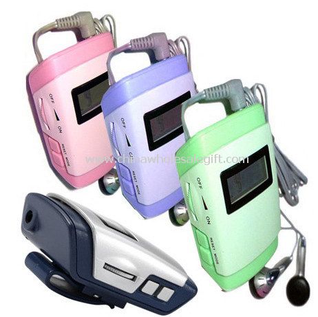 Multifunctional radio pedometer