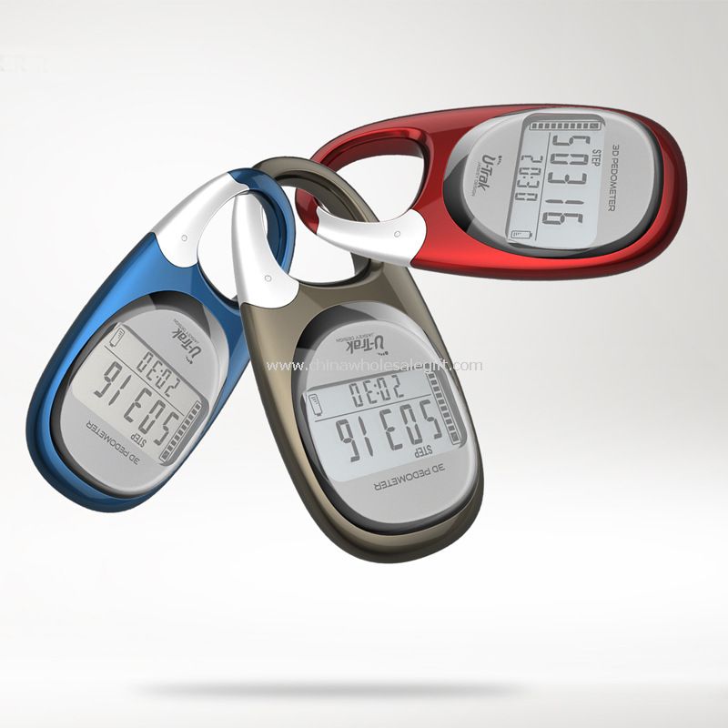 Keychain 3D Pedometer