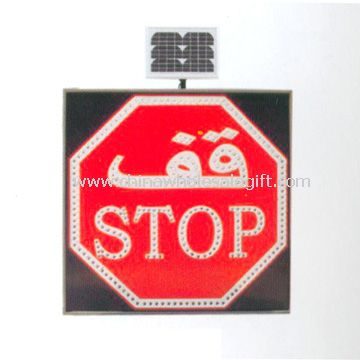 Solar traffic signal board