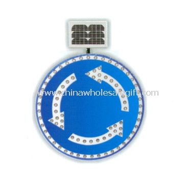 Solar traffic signal boards