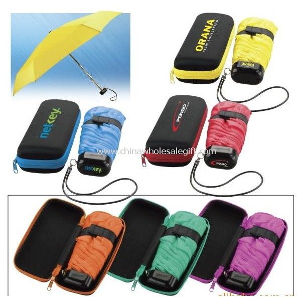 5 folding umbrellas