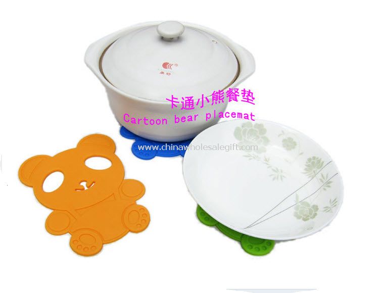 Bear shaped heat resist silicon pot holder