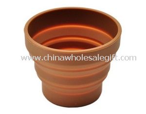 Foldable silicone coffee cups