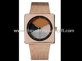 Rose Gold Net Watch