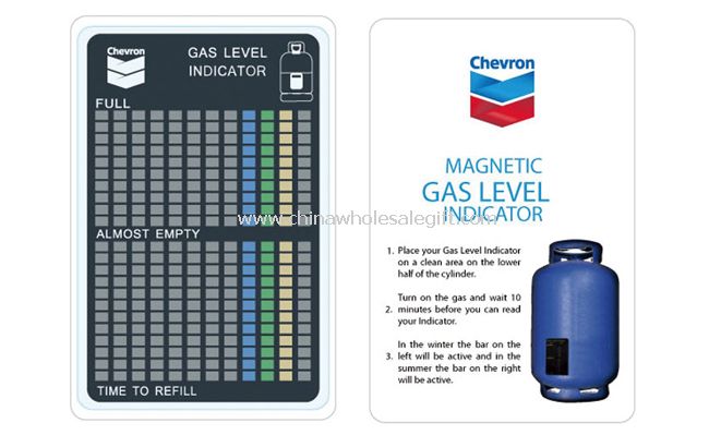 Gas test card