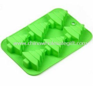 Christmas tree silicone cake mould