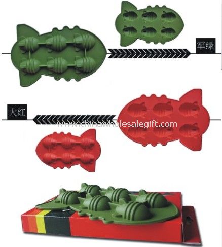 Silicone bomb ice tray