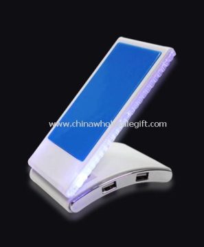 4-port folding USB hub with pen holder