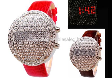 Full crystal lady watch