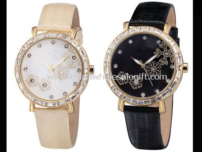 Transparent crystal watch