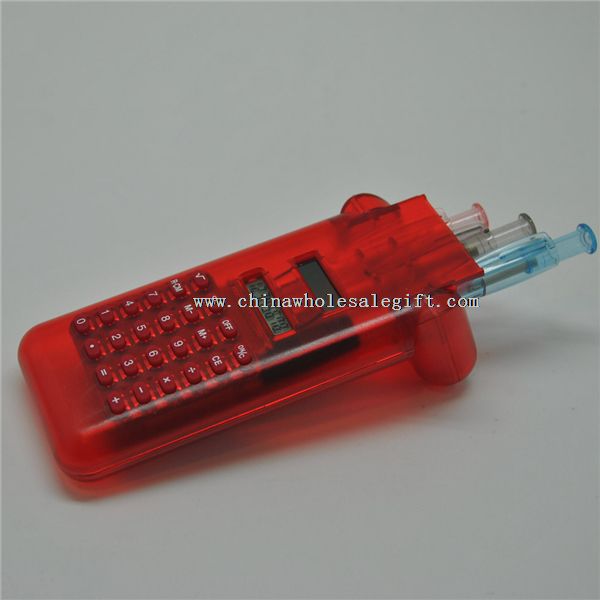 8 digits fancy Promotioanl Gift Calculator with pen