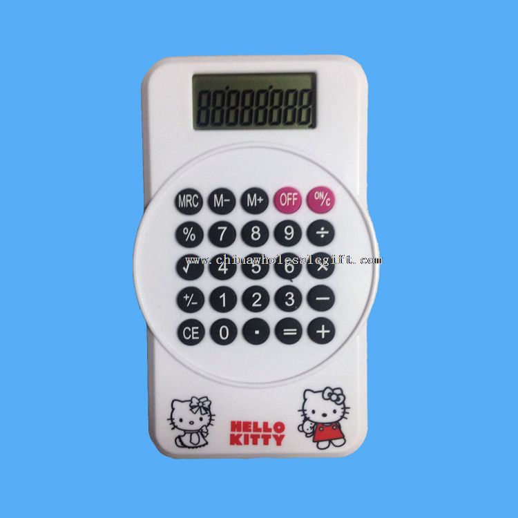 Belt clip 8-digit calculator
