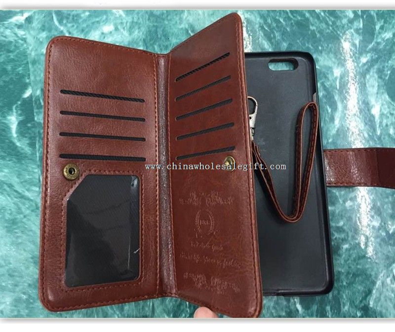 Book Style Design Flip Leather Wallet Case