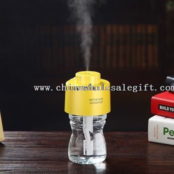 Bottle cap shape mini ultrasonic car humidifier