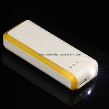 Button switch led promotional power bank