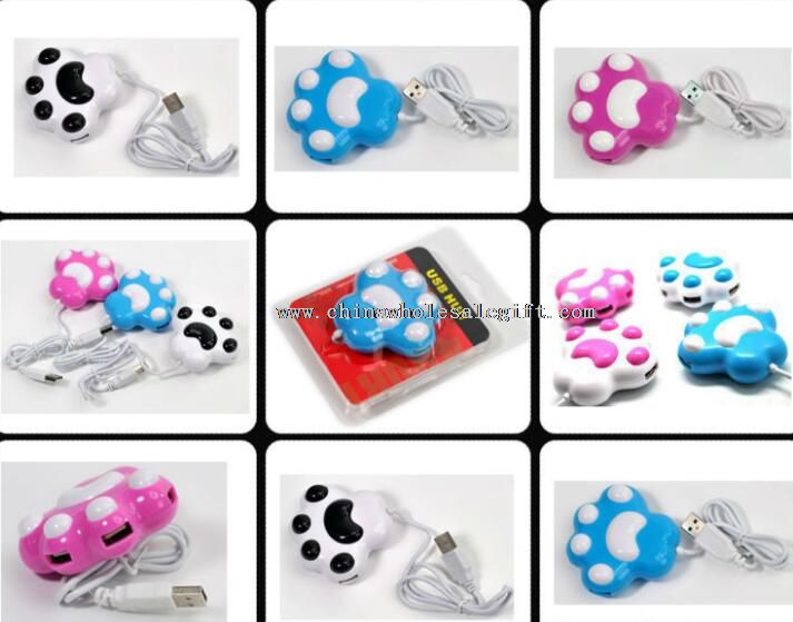 Cartoon USB 2.0 Hub With 4 Ports
