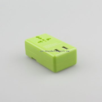 Colorful Dual USB Charger Adapter