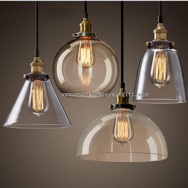 Crystal Glass Ball Pendant Light