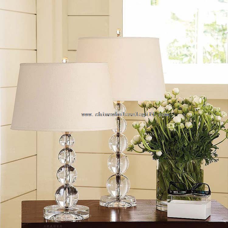 Crystal table lamp