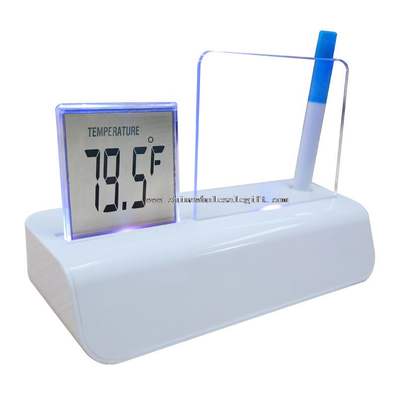 Desktop 4 color LED screen Message board clock