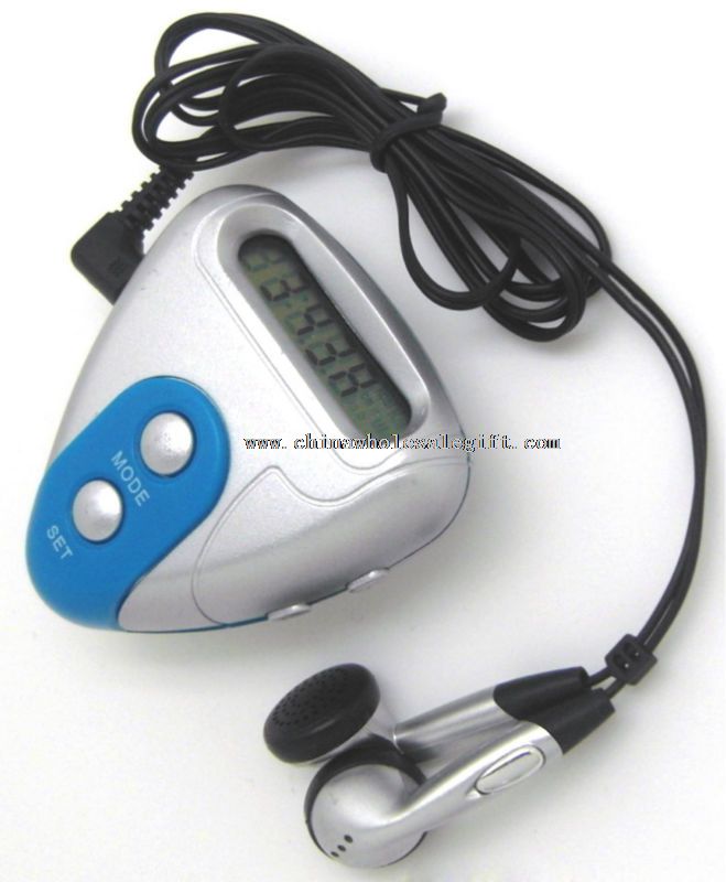 Fm radio pedometer