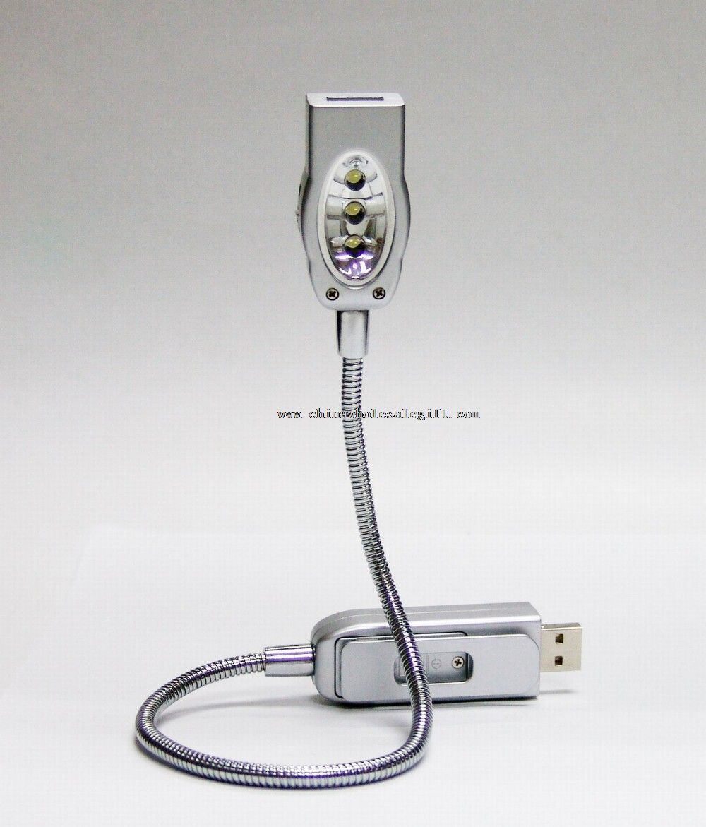 LED book light with switch