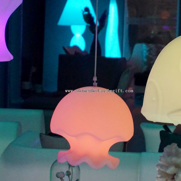 LED hanging lamp with remote control